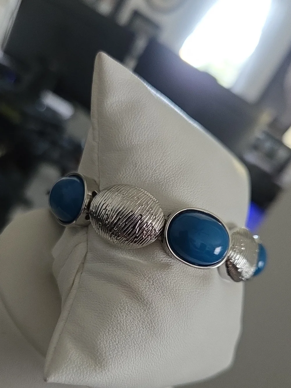 Paparazzi Decandently Dewy Blue Bracelet NWT